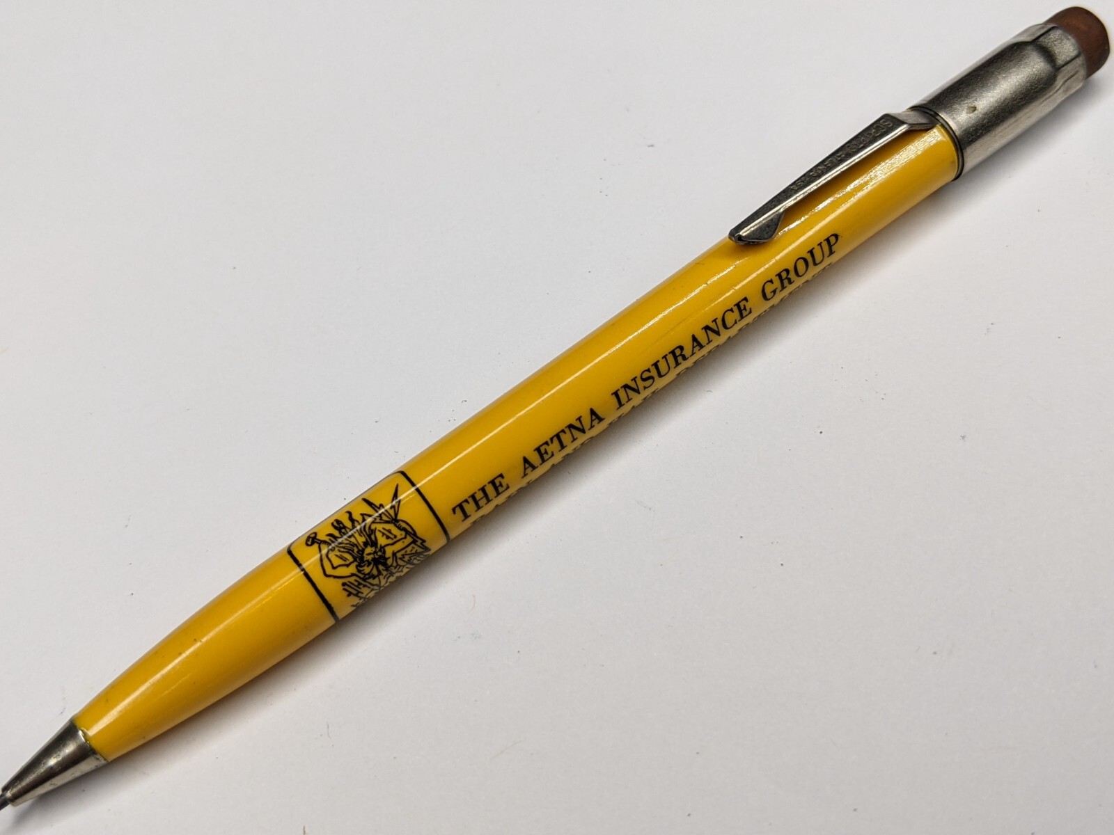 c1950s Chicago, IL Aetna Insurance Hail Demon Art Scripto Mechanical Pencil G8