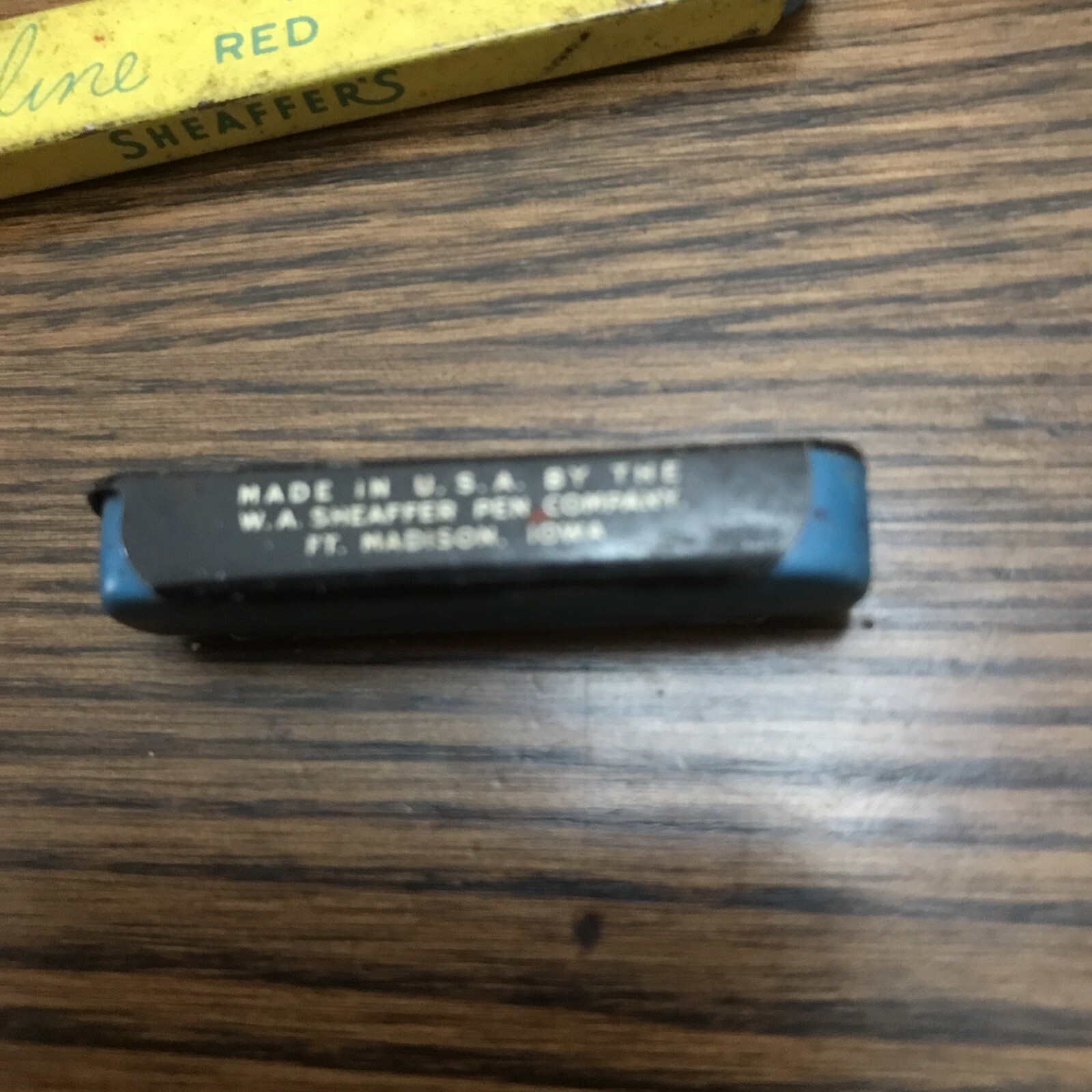 Shaeffer’s Fineline Red Thin Leads F15 & Med Black HB Mechanical Pencil Vintage