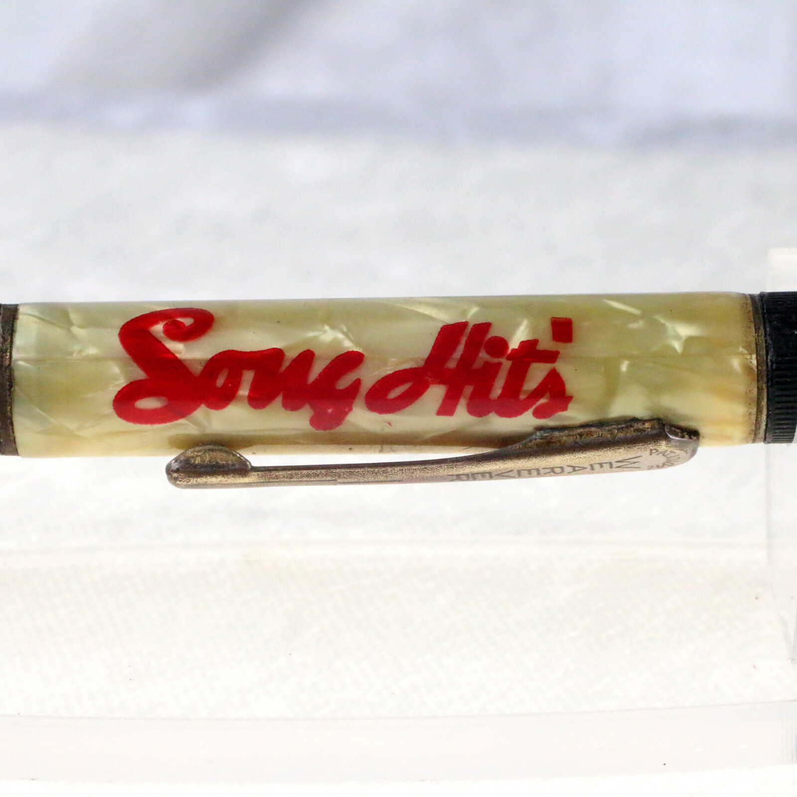 1937 WEAREVER 340 ‘Visible’ Music Makers Song Hits Advertising Mechanical Pencil