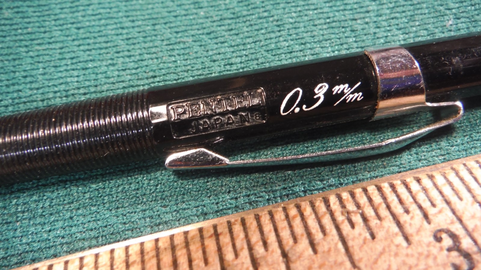 Mechanical Pencil Graph Pentel 0.3 m/m Black Vintage PENTEL 0.3 m/m GRAPH PENTEL