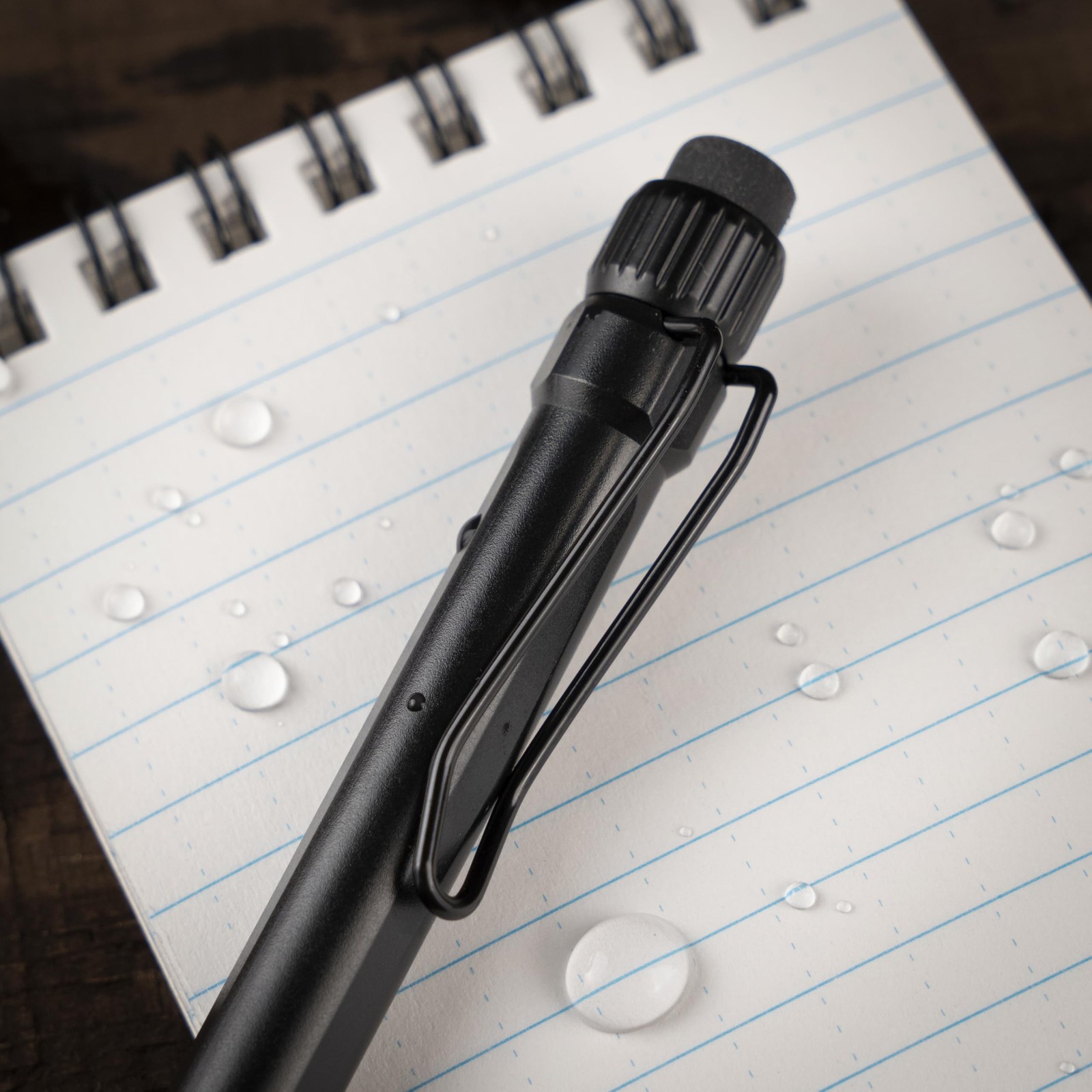 3 PCS Weatherproof Mechanical Twist Pencil Black Barrel 0.9mm Lead No. BK9-3