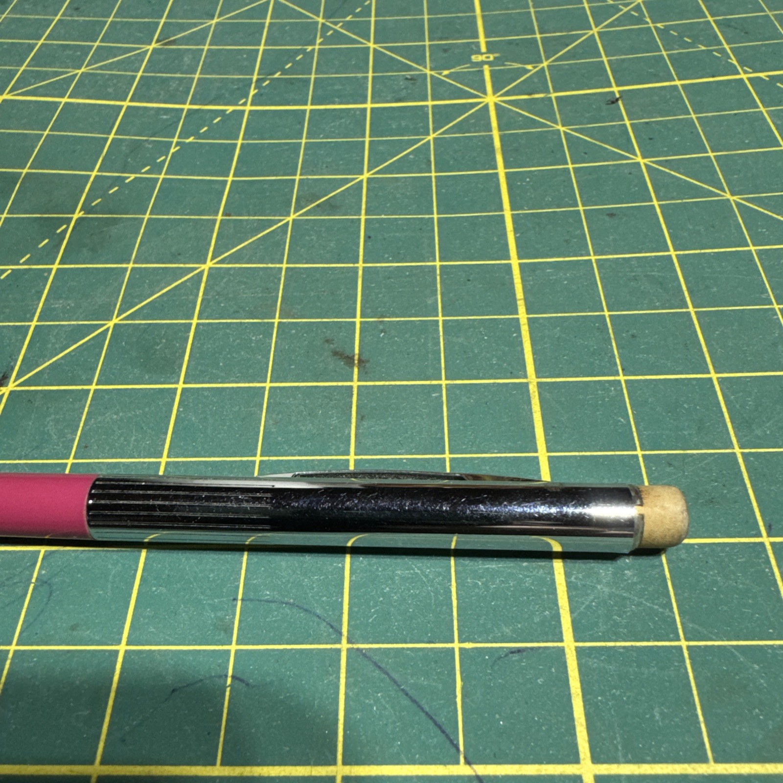 Vintage 1960’s Sheaffer Blackwell, OK Coop Pink/Chrome Mechanical Pencil