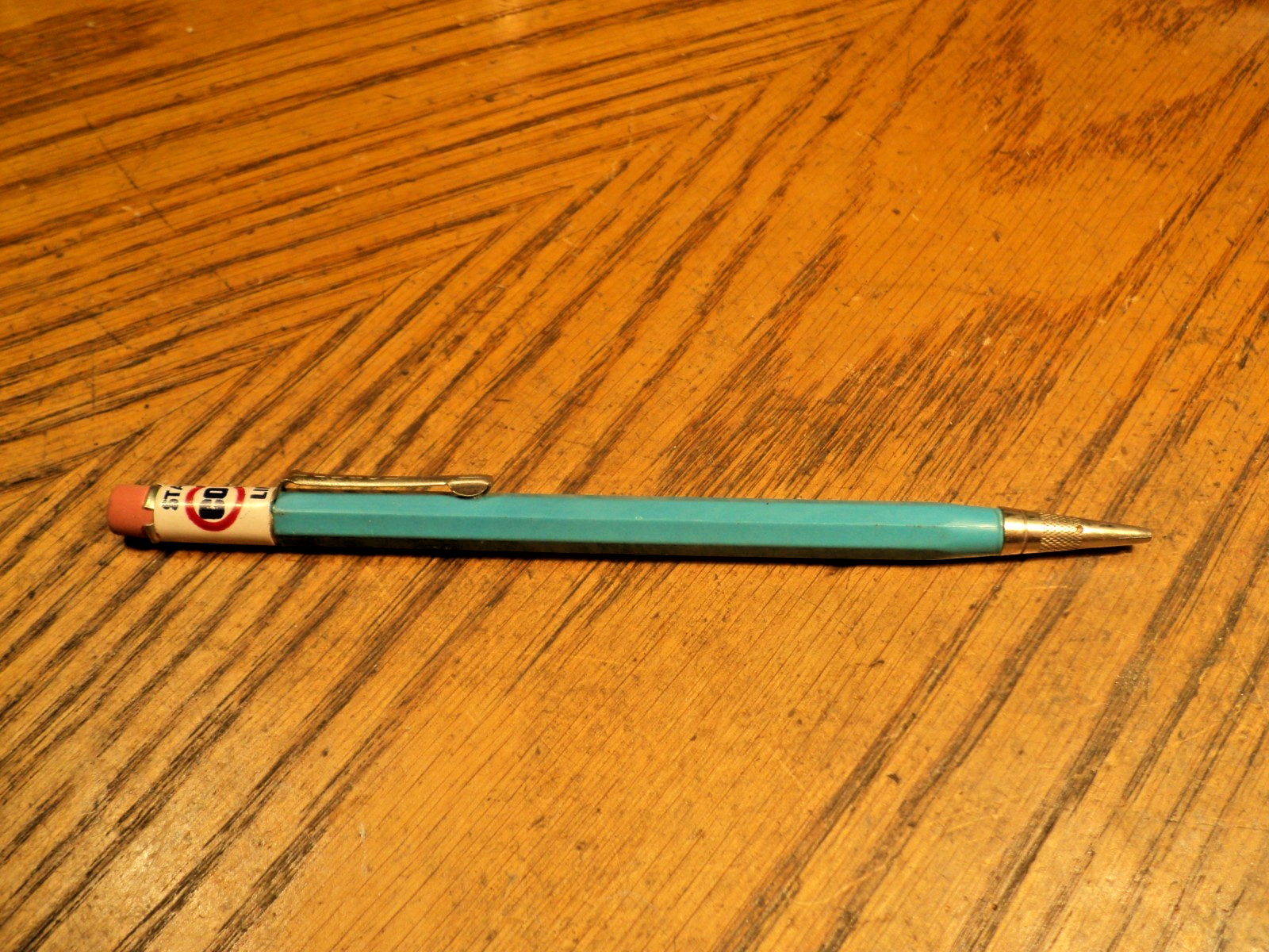 Vintage Durolite Mechanical Pencil State Line Grain State Line Coop 5-5/8″ Long