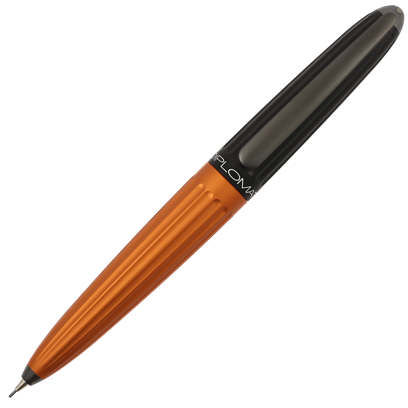 Diplomat Aero Mechanical Pencil 0.7 mm Black Orange