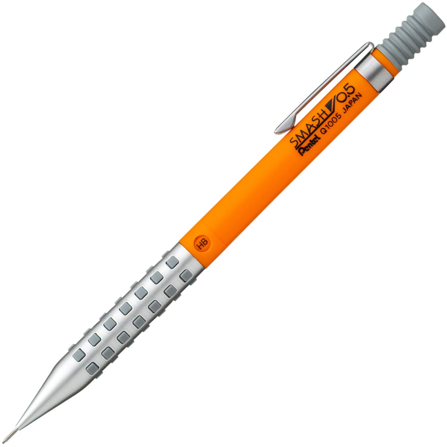 Pentel Mechanical Pencil Smash 0.5mm Q1005-15A Orange from NEW Japan 76