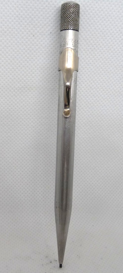 Craig Vintage Aluminum Pencil–working-straight line design