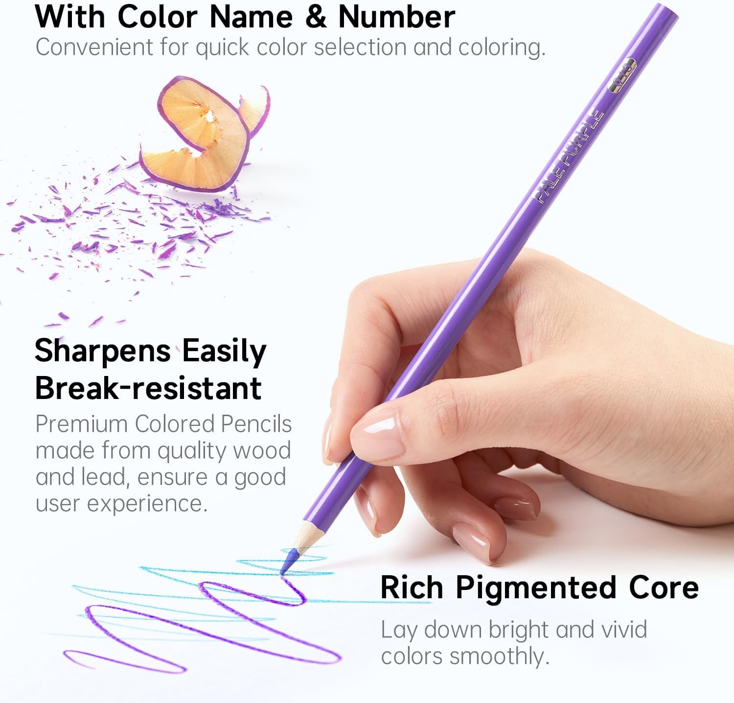 Shuttle Art 136 Coloured Pencils , Soft 1 Count (Pack of 136), 136 colour