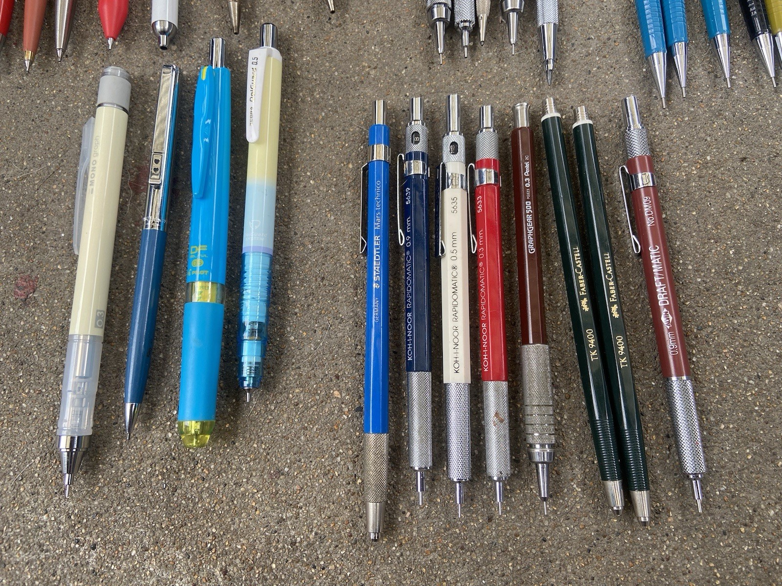 Lot of Mechanical Pencils – Pilot – Pentel – Parker – Etc – Untested
