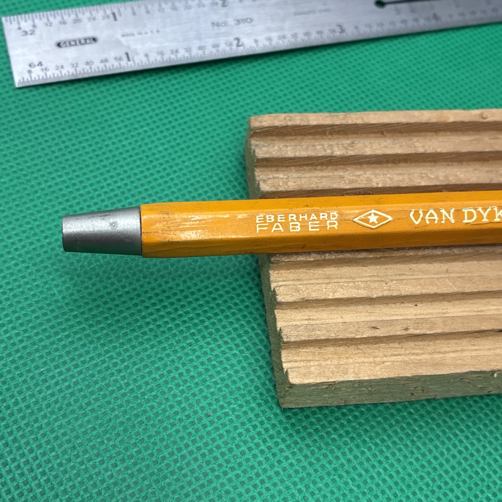 blue pusher EBERHARD FABER 606 ” VAN DYKE ” CHR MO LEADHOLDER pencil 2 mm Loc5