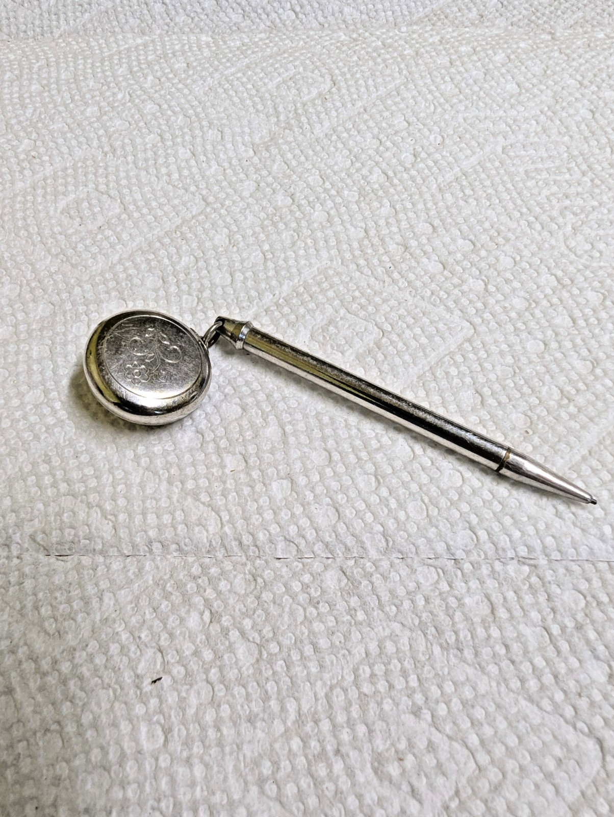 Ketchum & McDougall Retractable Mechanical Pencil Brooch Pin Working Vintage