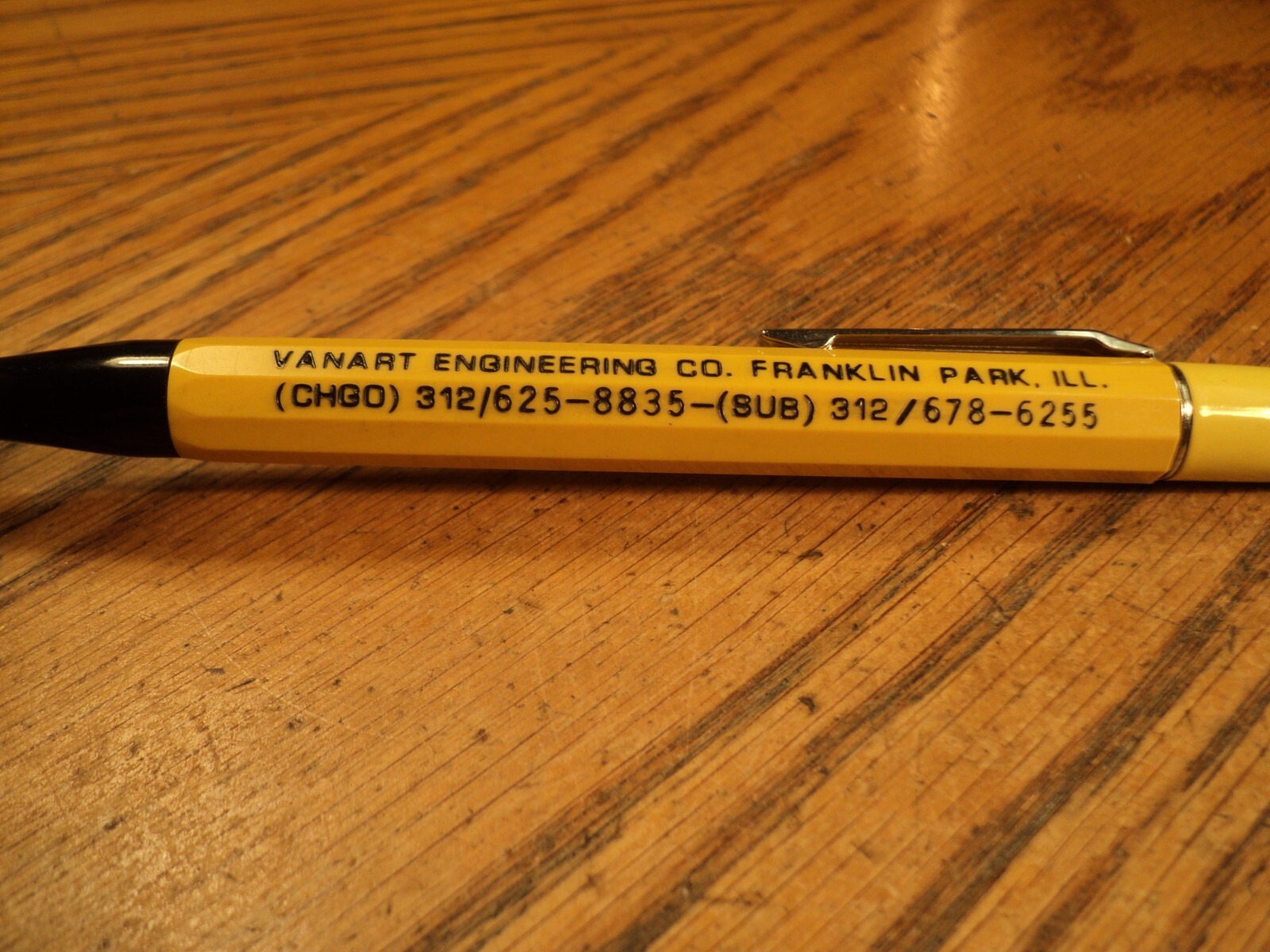 Vintage Autopoint Mechanical Pencil Vanart Engineering Co Franklin Park ILL Y