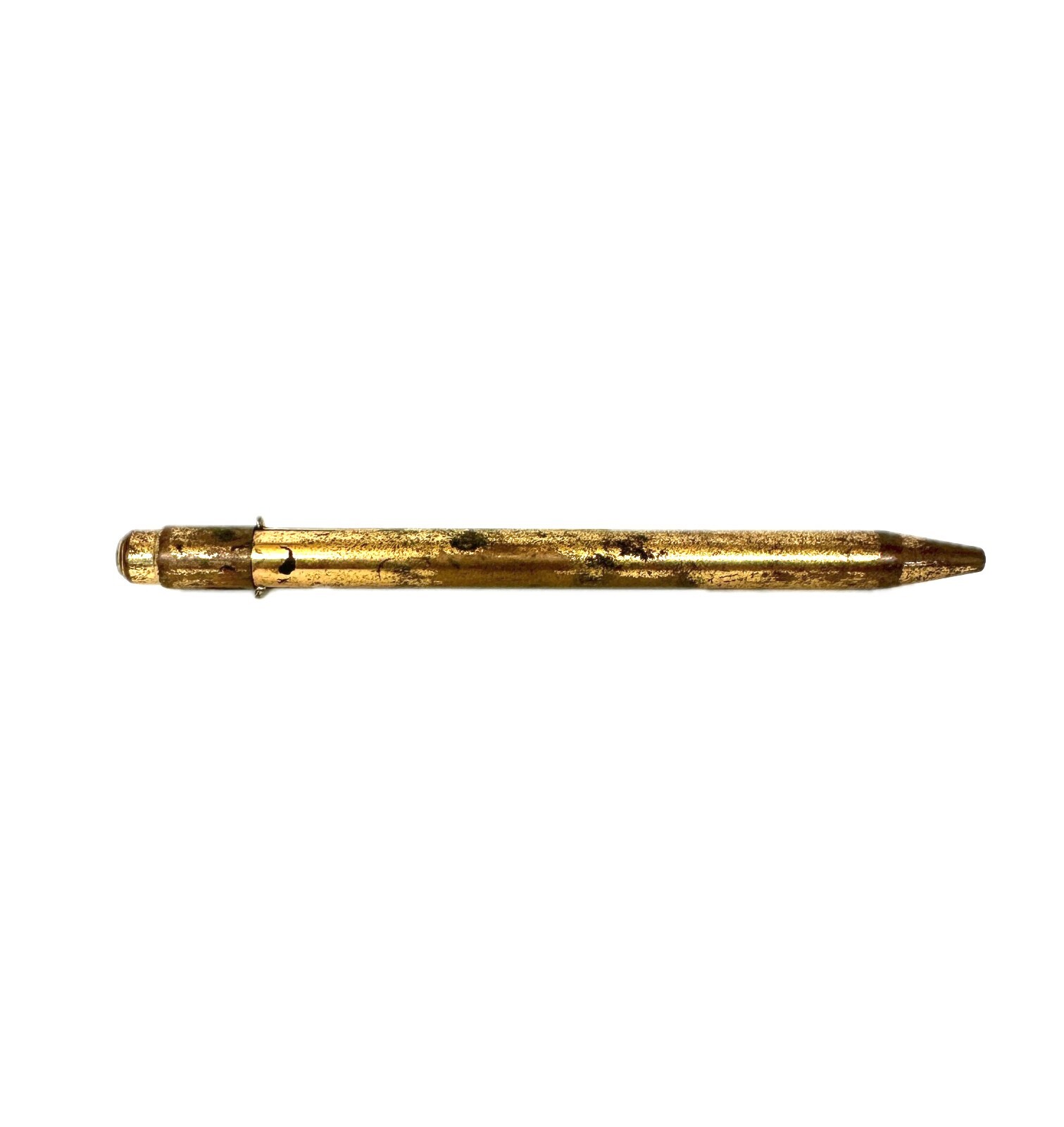 Vintage Robert Murray Brass Tone Mechanical Pencil Ballpoint Pen Dual Combo USA