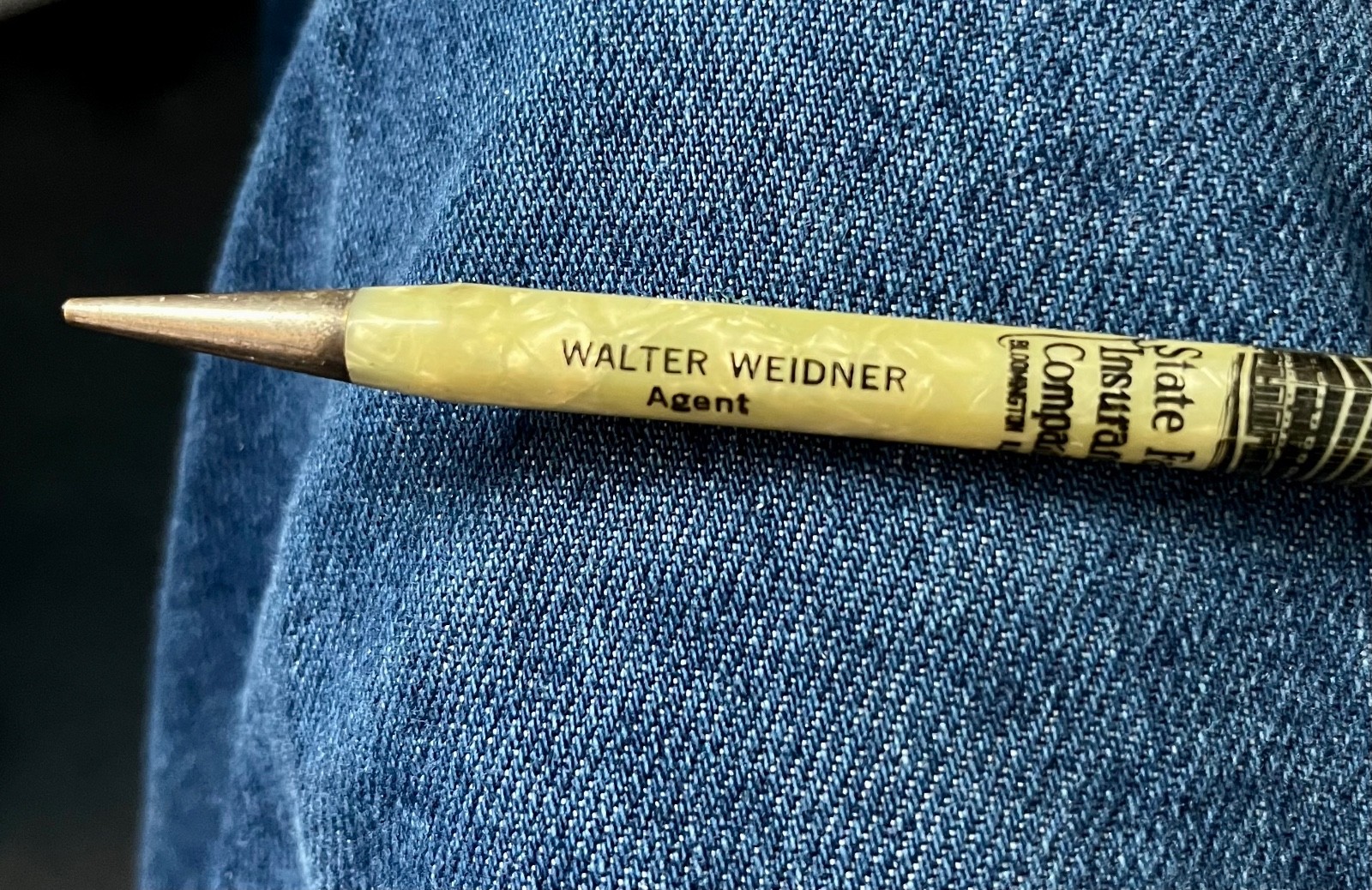 Vintage Mechanical Pencil – State Farm Insurance Companies – Bloomington, Illin