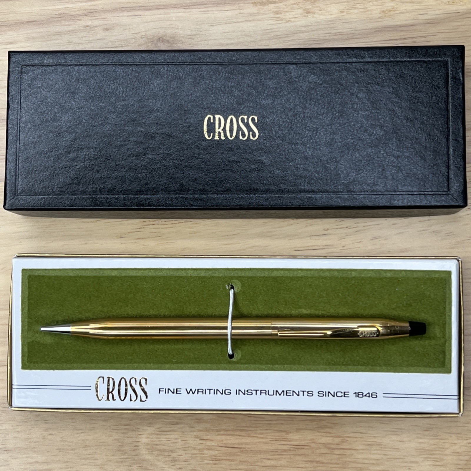 Cross 12K Gold Filled Pencil 6603 Writing Instrument Adjustable Desk Work Study