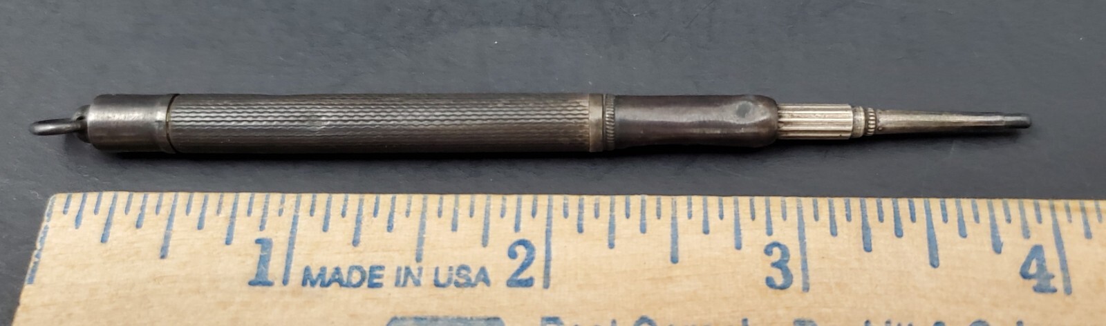 Vintige 925/Sterling Retractable Pencil Works Well, Circa 1920’s