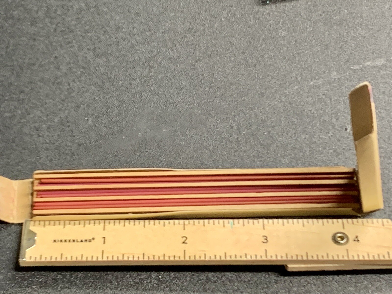 Vintage Eberhard Faber MONGOL RED 1.18mm 4″ NOS 22 Piece Mechanical Pencil Leads