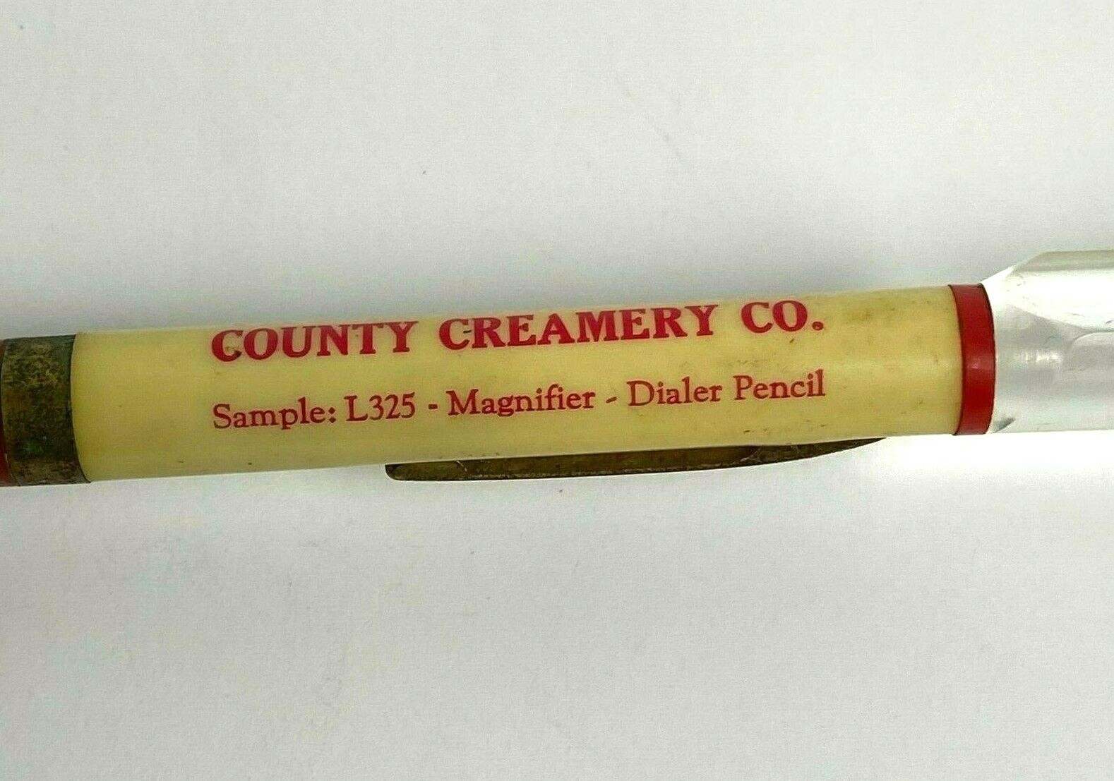 Country Creamery Co. Mechanical Pencil Bakelite Salesman Sample? 4 Digit Phone#