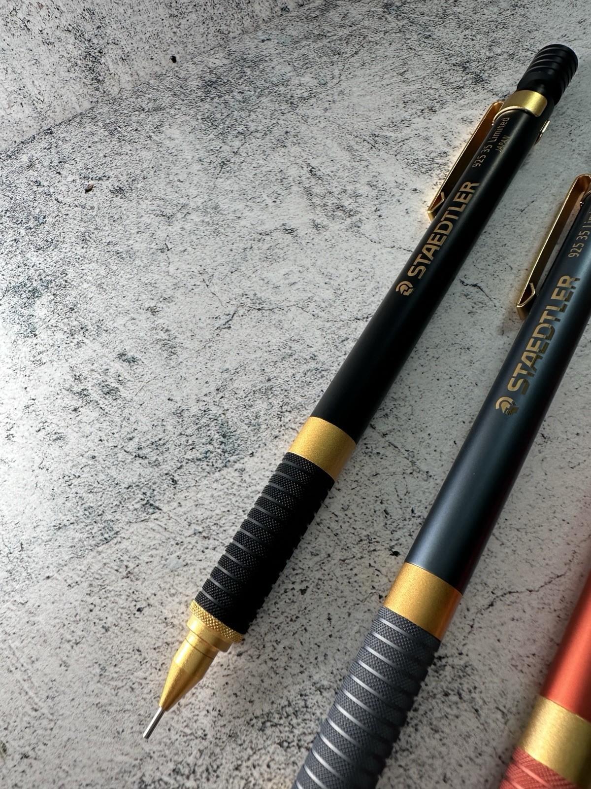 STAEDTLER 925 35 0.5mm Limited Edition Loft Set of 3 Black , Blue And Red