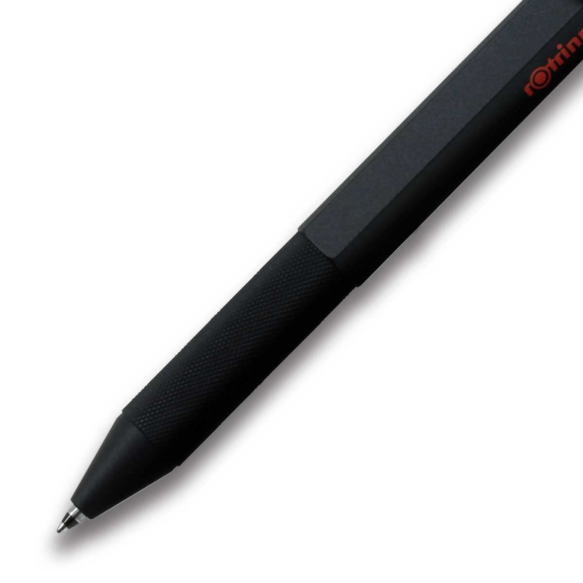 rOtring 600 3 in 1 Multicolor Pen Mechanical Pencil Black Brass Body