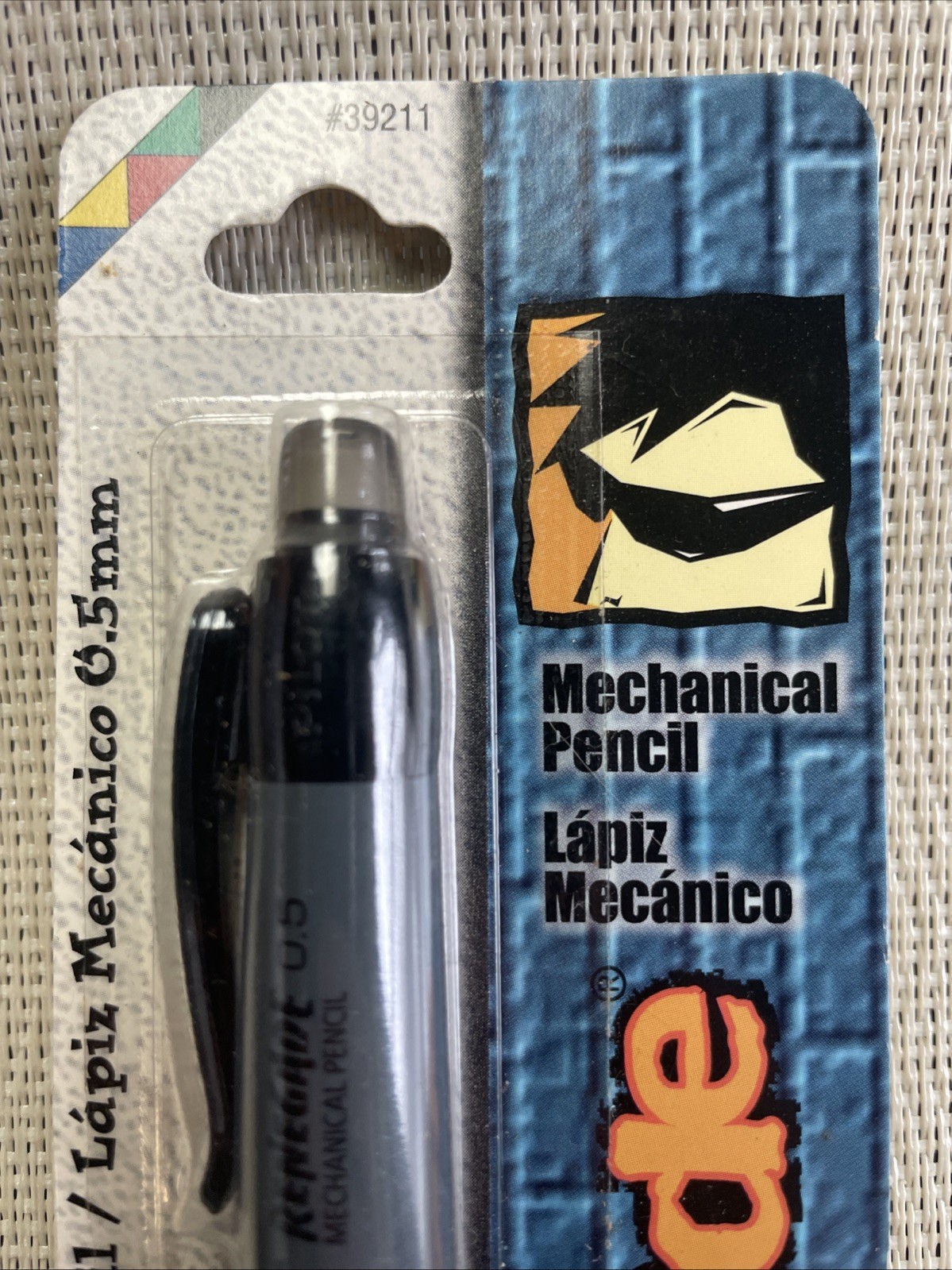 NOS Pilot Renegade Mechanical Pencil 0.5 leads Wide Rubber Comfort Grip – GRAY