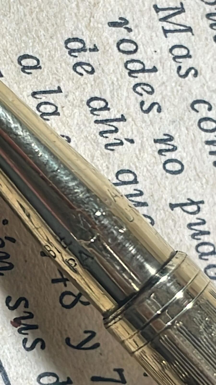 Artdeco Mabie Magazine Pencil Gold Filled Mechanical Pencil Hanging.