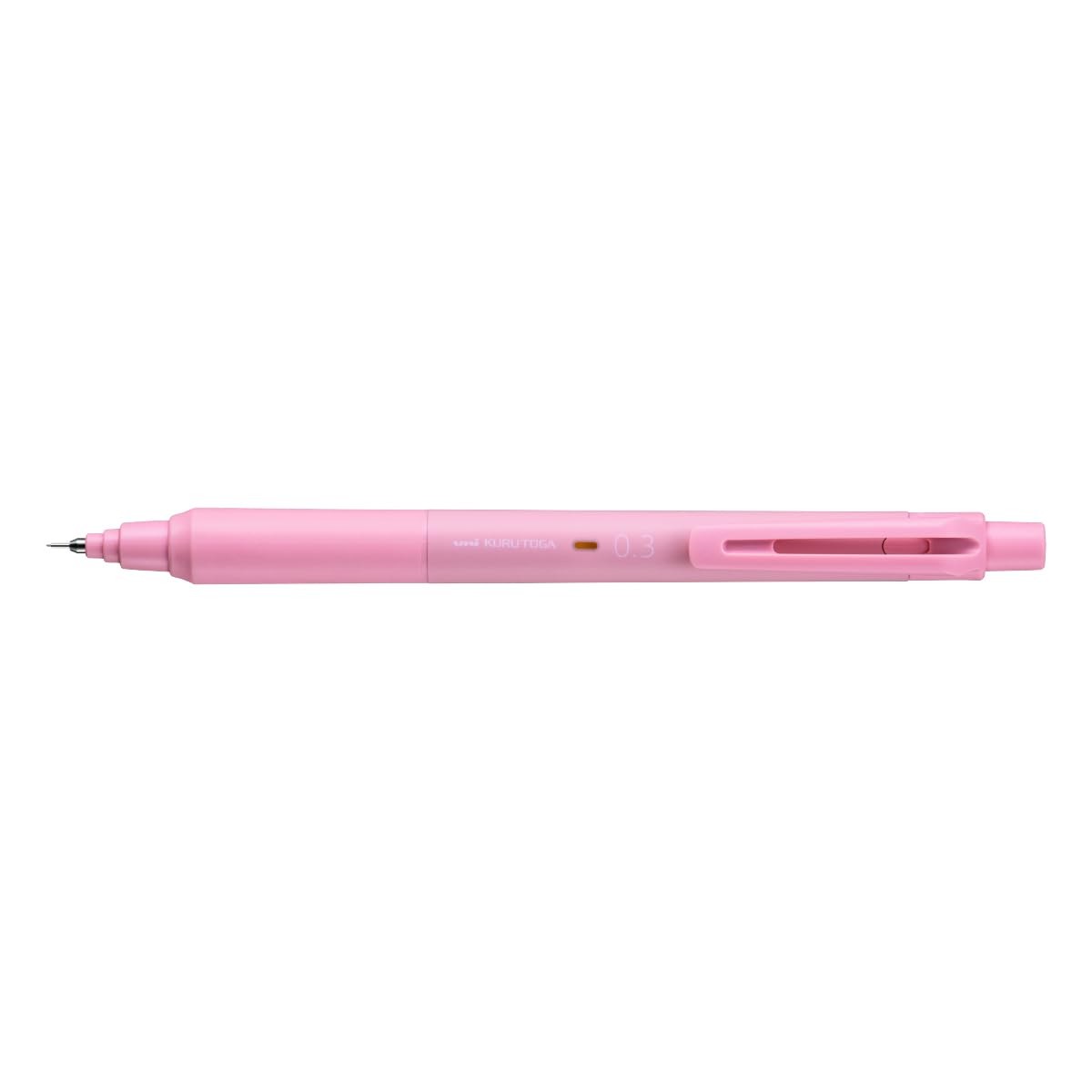 Mitsubishi Kurutoga KS Mechanical Pencil 0.3 Coral Pink Ergonomic Grip