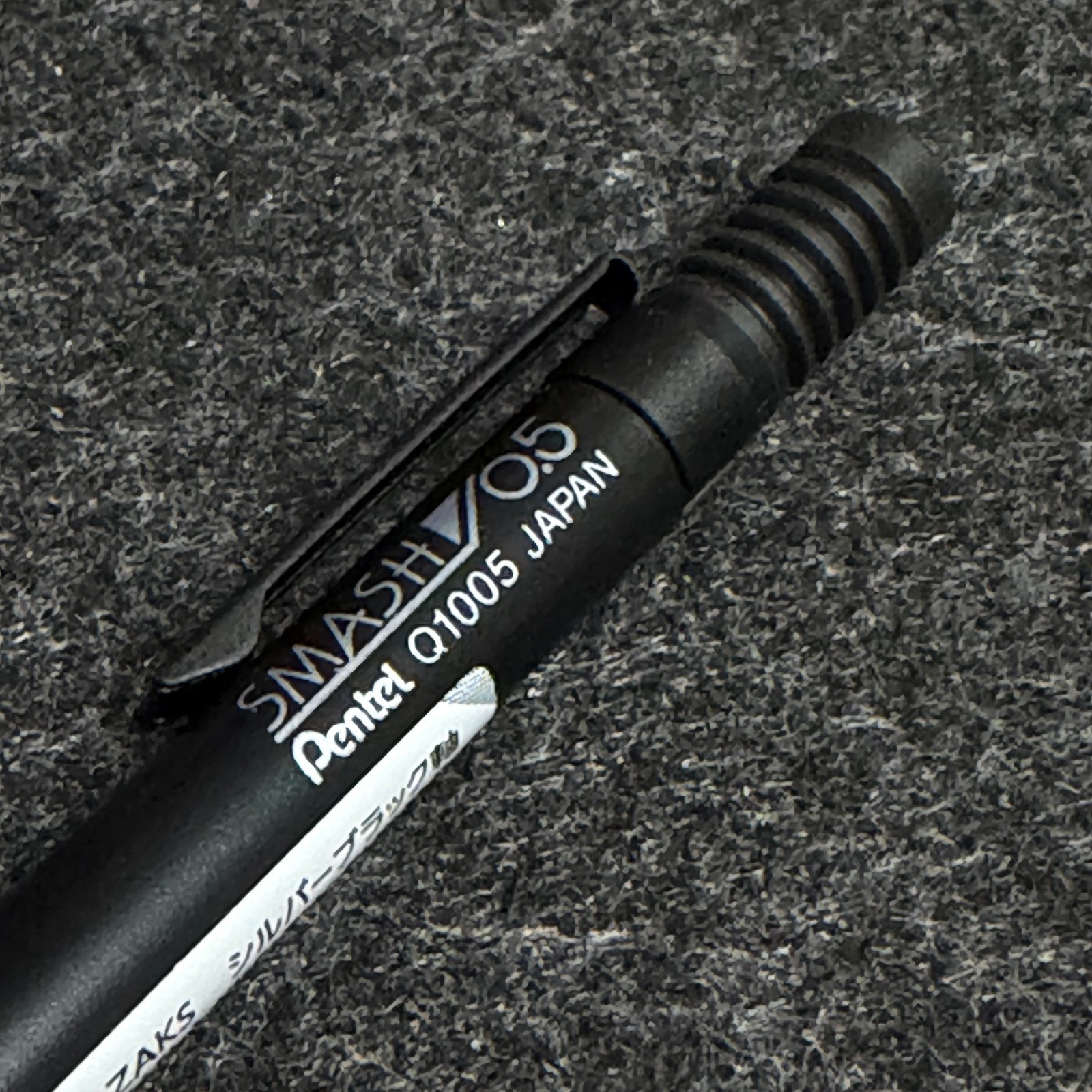 Pentel Smash Mechanical Pencil 0.5mm Silver Black Kitera Limited Q1005-ZAKS New
