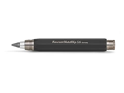 Kaweco Black Brass Clutch Pencil 56 mm Lead 5B Sketch Up with Sharpener
