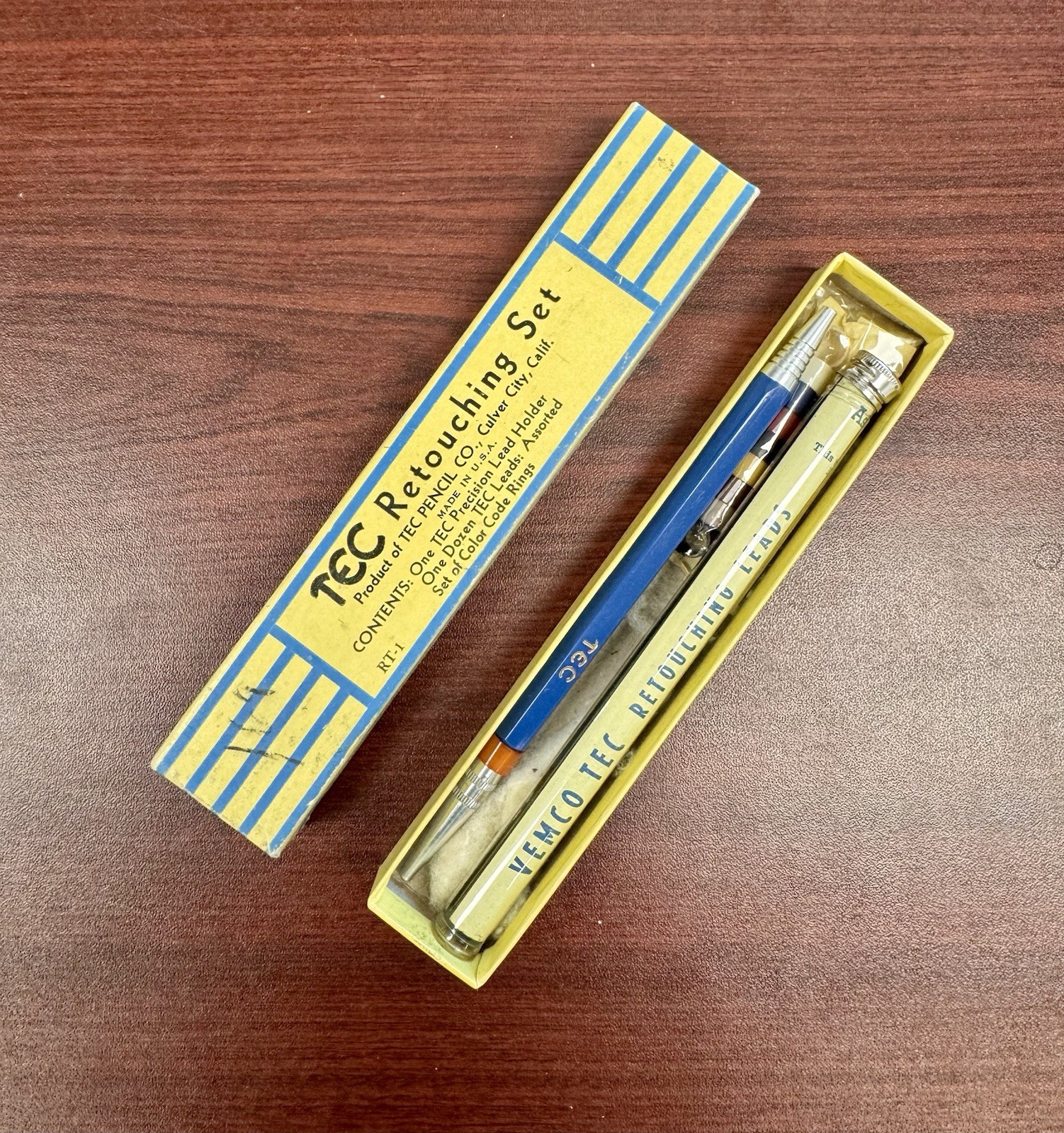 TEC Retouching Pencil Set 2mm Color Rings Customizable