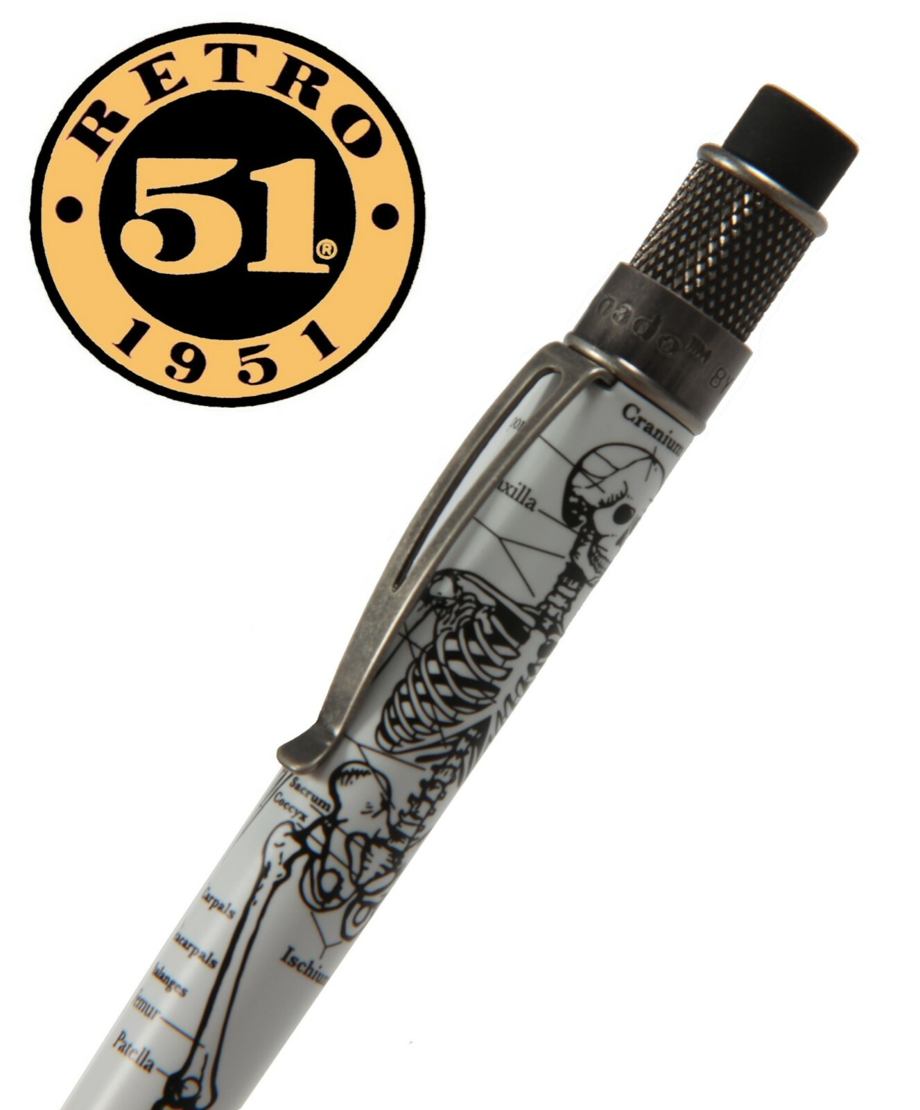 Retro 51 Dr. Gray Vintage Metalsmith 1.15mm Mechanical Lead Pencil #VRP-1346