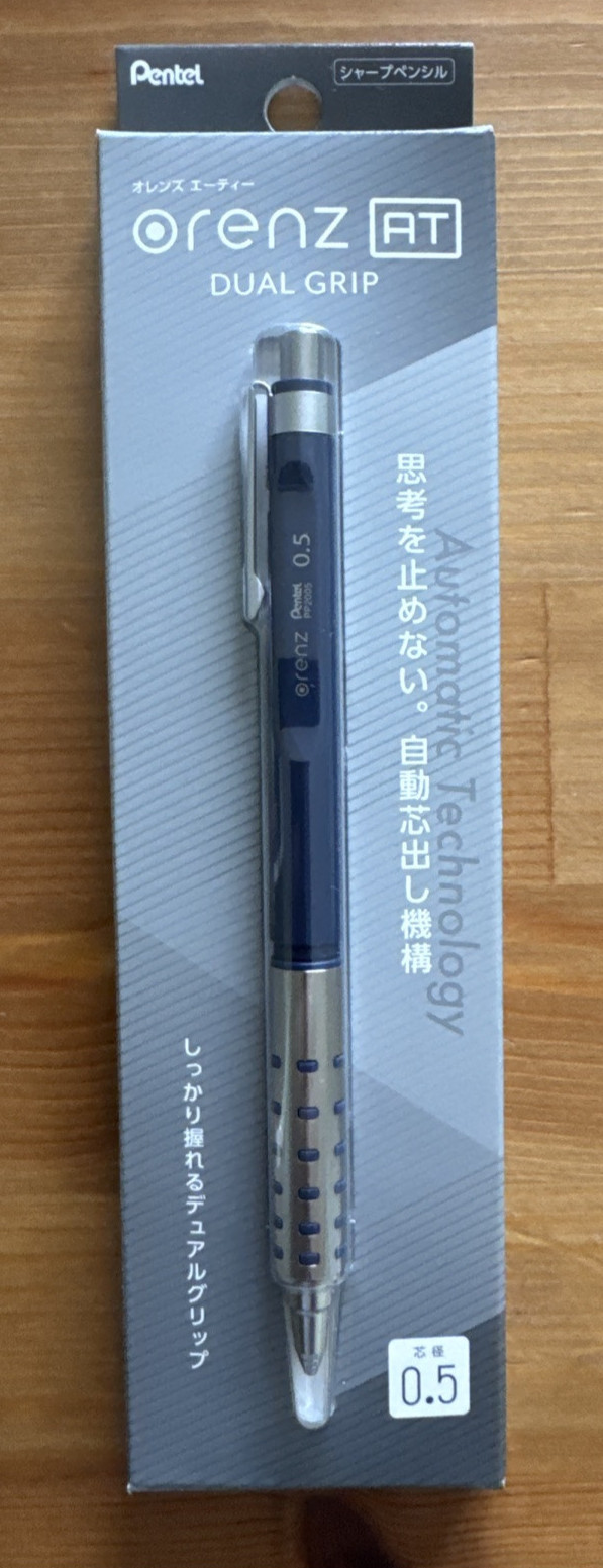 Pentel ORENZ AT DUAL GRIP XPP2005-C 0.5mm Mechanical Pencil Blue MADE IN JAPAN
