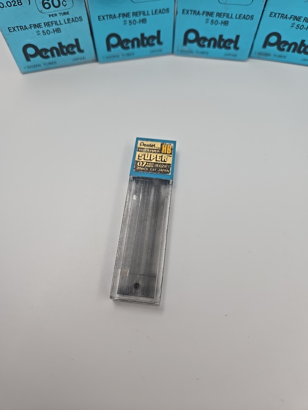 VTG Pentel Mechanical Pencil Refill Lead 92 TUBE .7mm Various Type Made In Japan