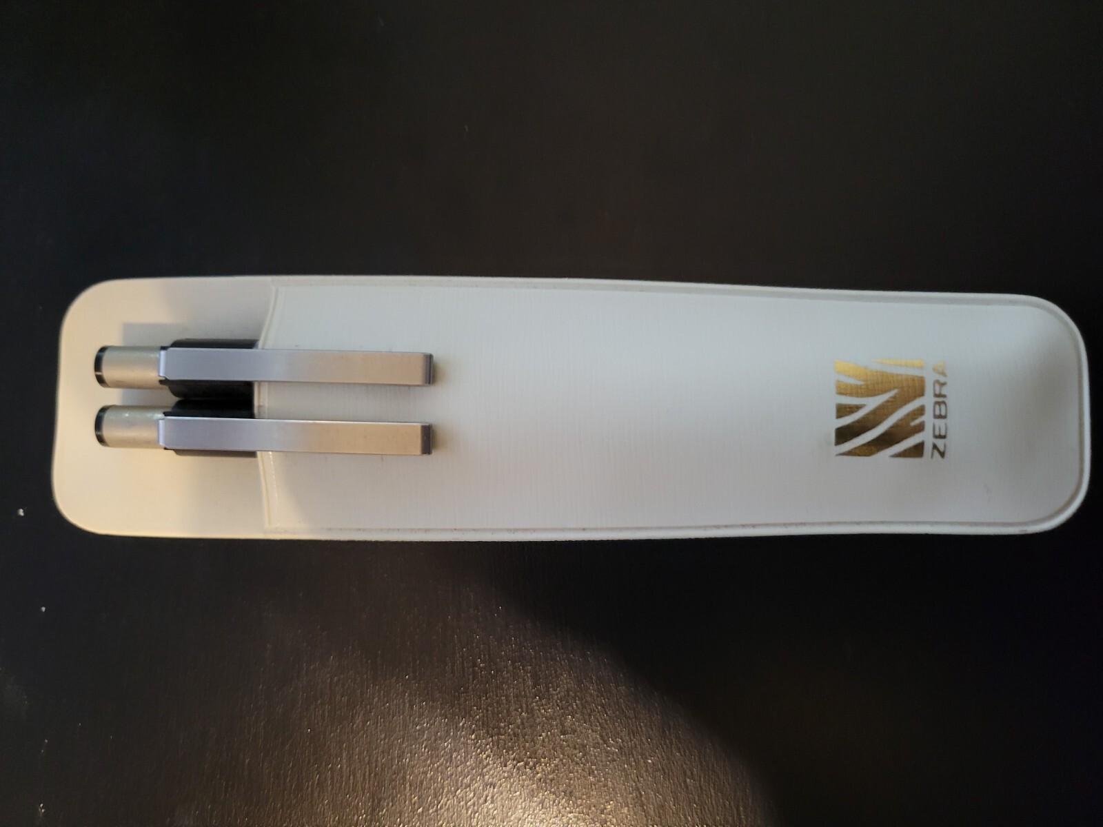 Zebra M/F 301 Stainless Steel Mechanical Pencil and Ballpoint Pen Set, Fine
