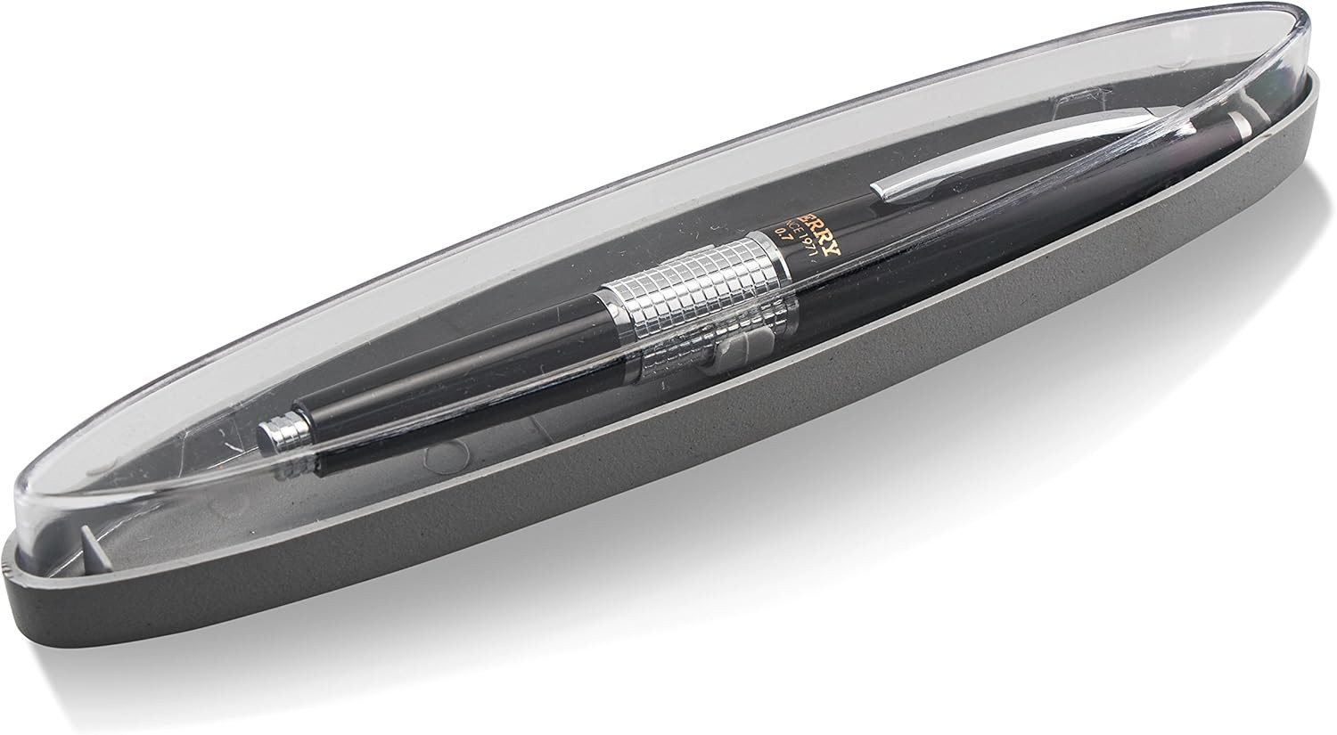 Pentel Sharp Kerry Mechanical Pencil (0.7Mm), Black Barrel, 1 Pen (P1037A)