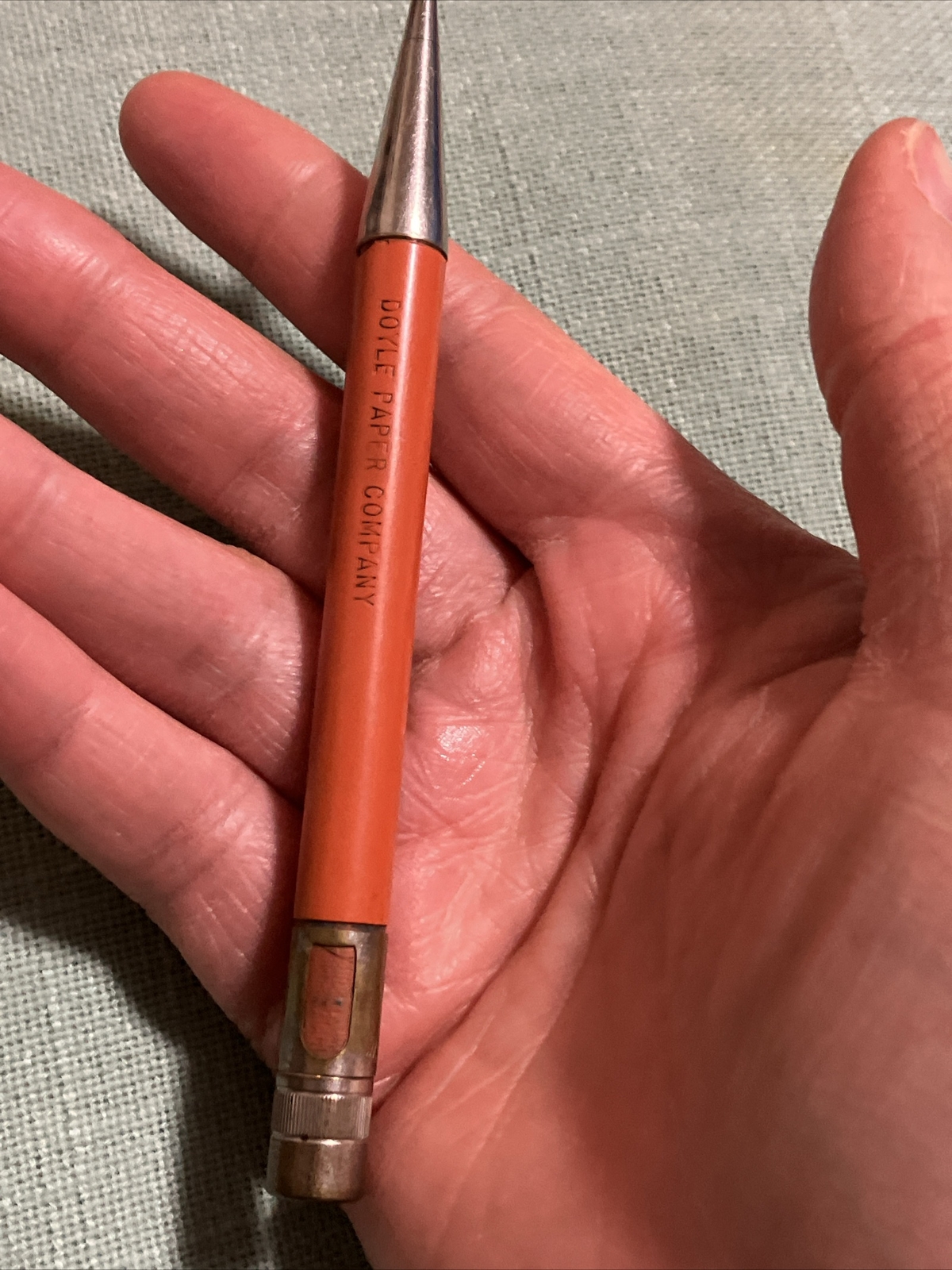 VTG RARE Advertising DOYLE PAPER COMPANY Mechanical Pencil AS IS
