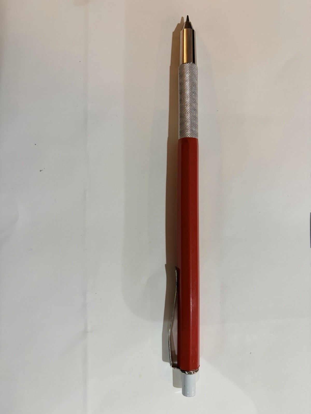 Koh-I-Noor Technigraph 5611 C Mechanical Pencil Red Vintage Italy Rare Find