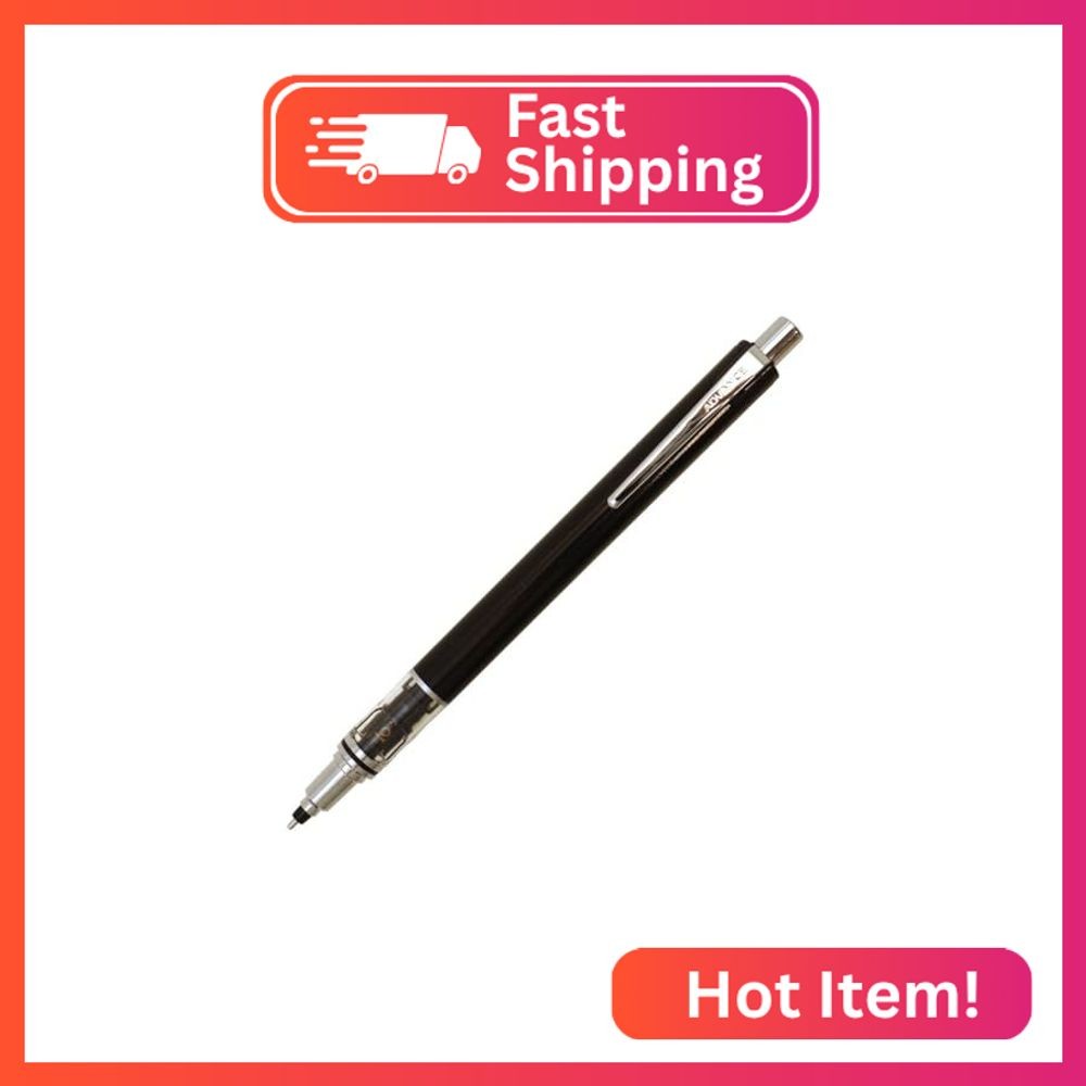 uni Kuru Toga Advance – Auto Lead Rotating Mechanical Pencil, 0.5mm (Black)