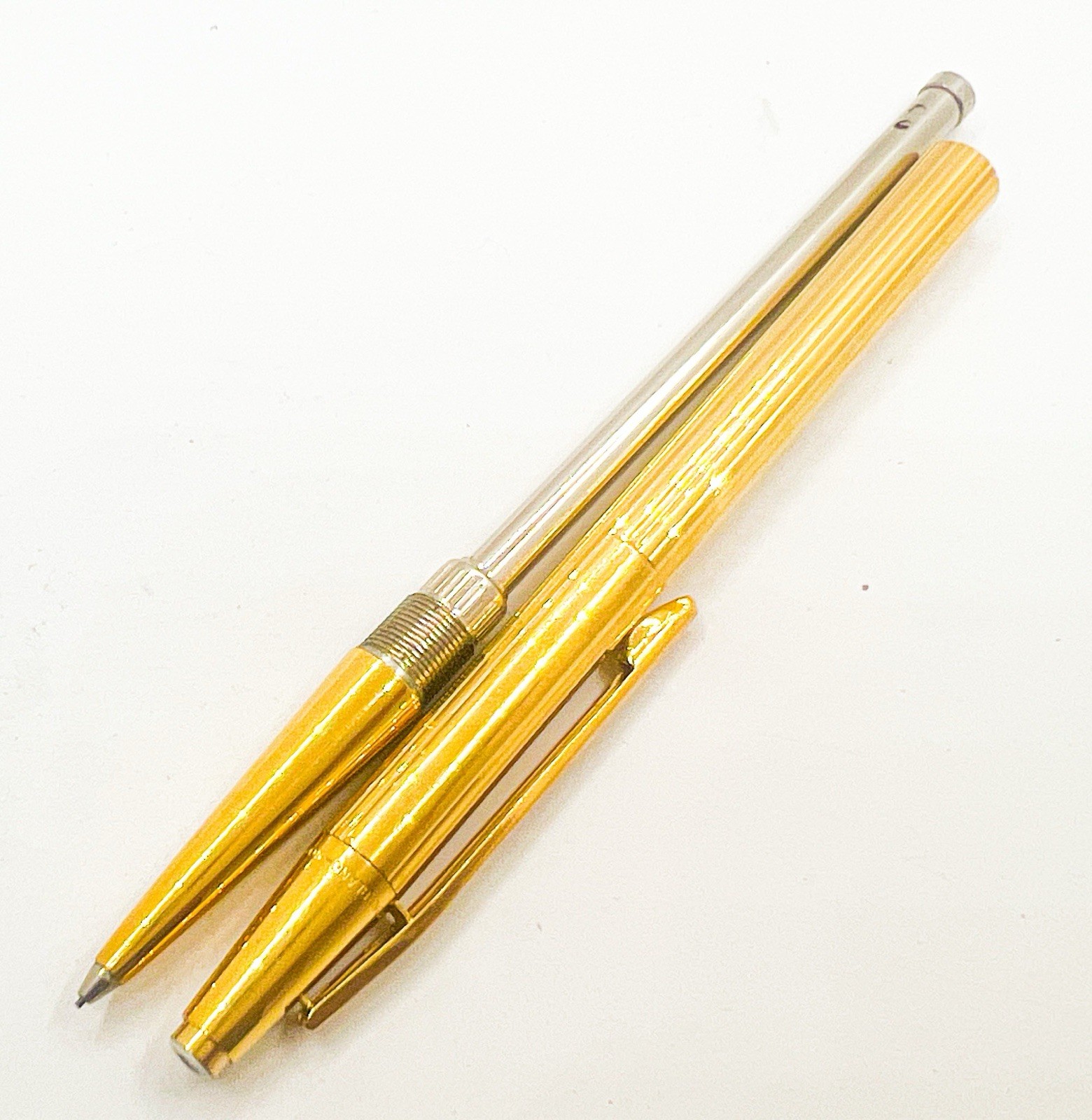 Montblanc Noblesse Gold Plated Mechanical Pencil 0.5mm Push Functional 0.5
