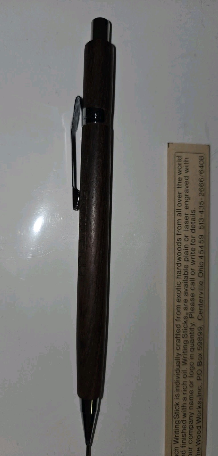 Pentel Mechanical Rosewood Pencil, Tube, Paperwork, Advertising, Writing Stick,