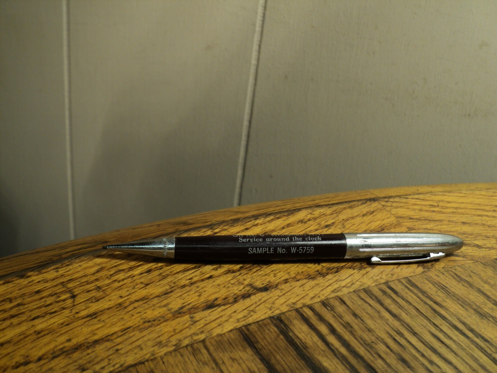 Vintage Vernon Mechanical Pencil Mobile Lane Service Station Whitehall NY