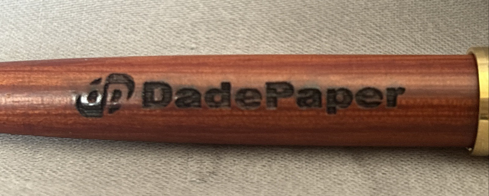 Dade Paper branded Mechanical Rosewood Wooden Pencil Plastic Tube