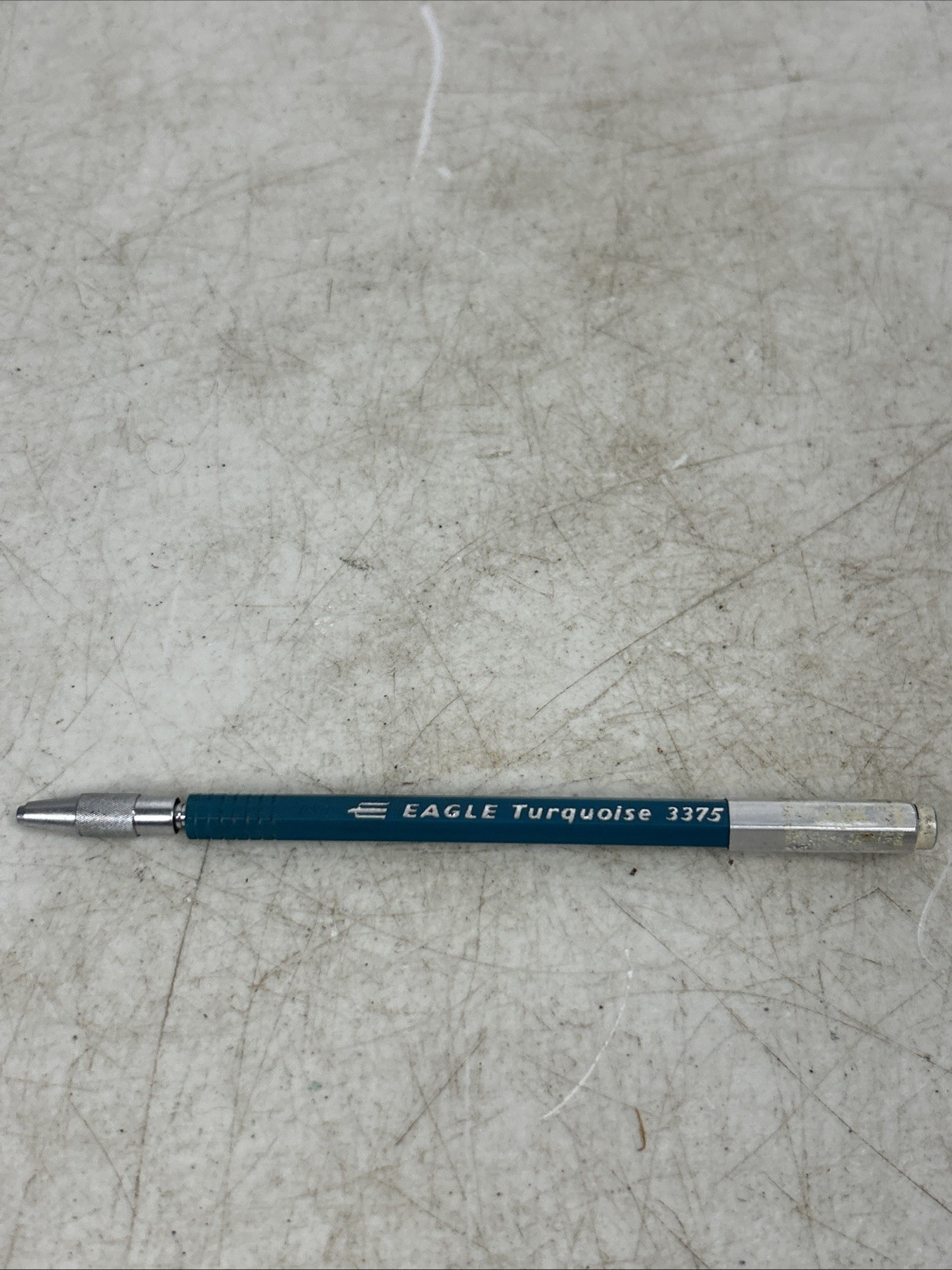 VTG EAGLE Turquoise 3375 Aluminum & PLASTIC Drafting Pencil USA