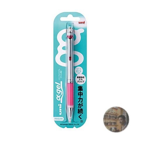 Mitsubishi Pencil Alpha Gel 0.5mm Slim Mechanical Pencil Rose Pink M5807GG1P