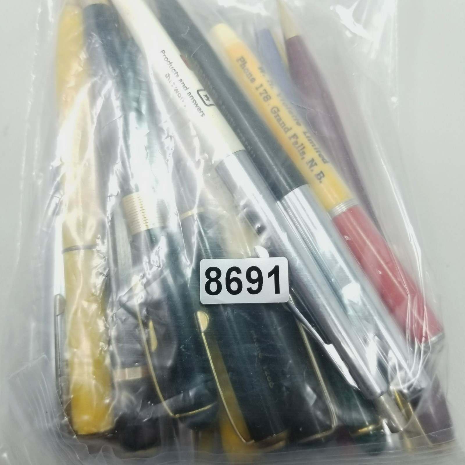 Vintage Advertising Pen Mechanical Pencil Mixed Lot of 25 AS IS