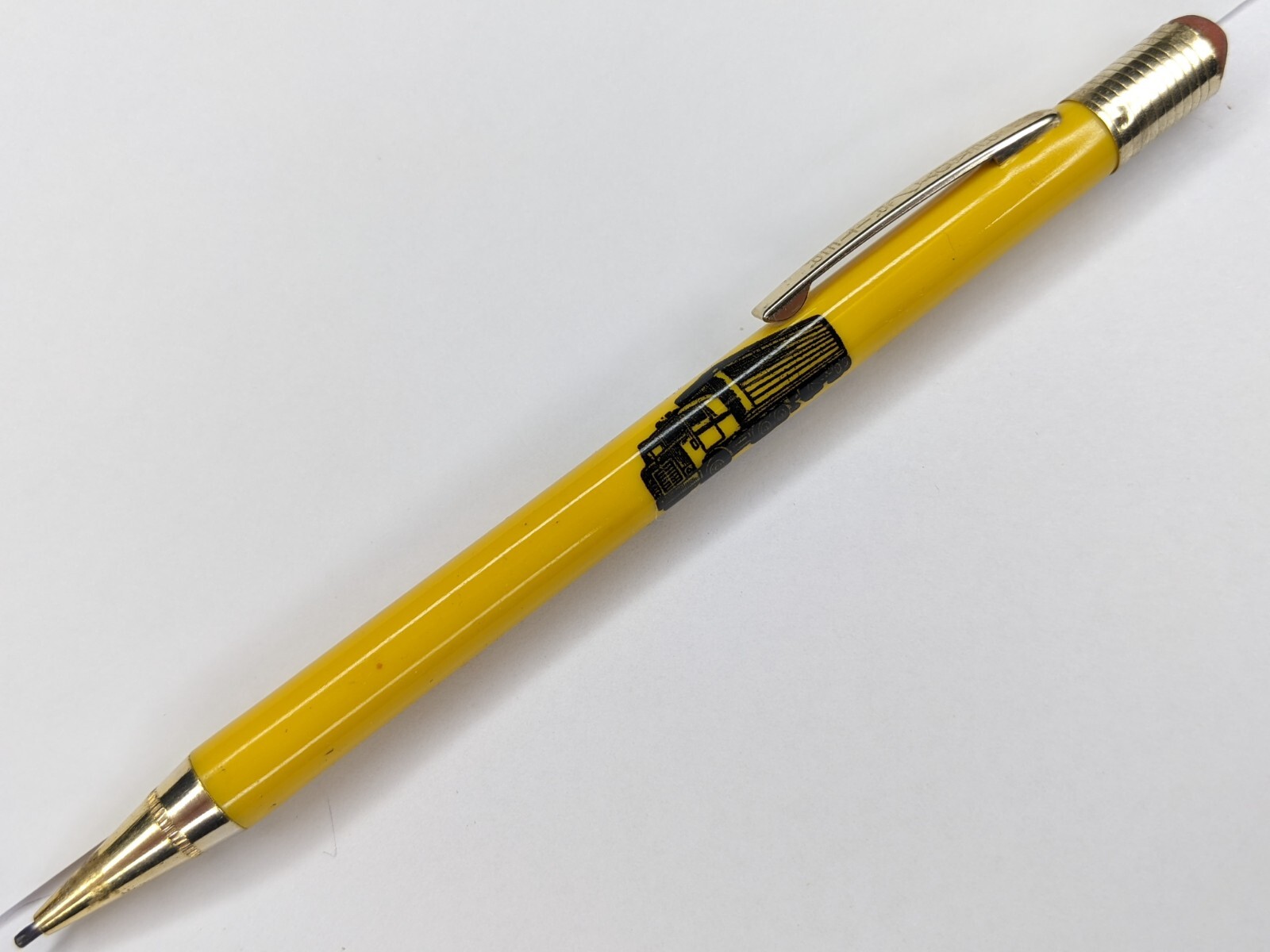 c1970s ReadyRiter Sales Builder Sample Mechanical Pencil Truck Trucking G40