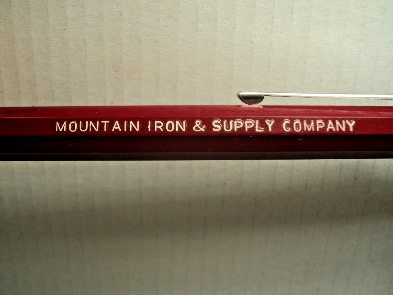 Vintage Autopoint Mechanical Pencil Mountain Iron & Supply Co. 5-5/8″ Long USA