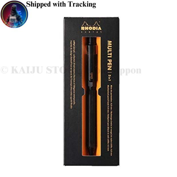 Rhodia Script Multi Pen Ballpoint Black Red 0.5mm + Mechanical Pencil