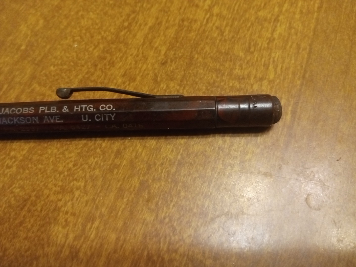 Vintage Redipoint Mechanical Pencil Advertisement USA Works Great Nice Very Rare