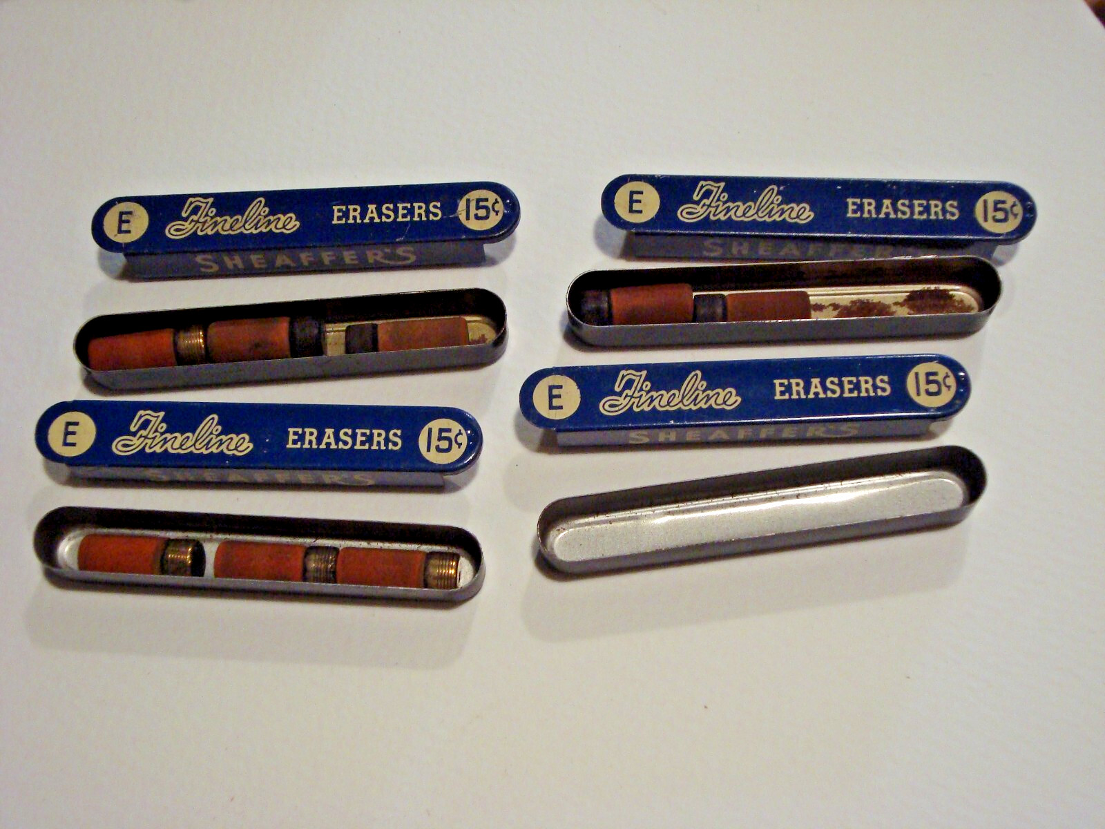 Lot Vintage Mechanical Pencil Lead Refills Scripto Eversharp Red Top Pentel +