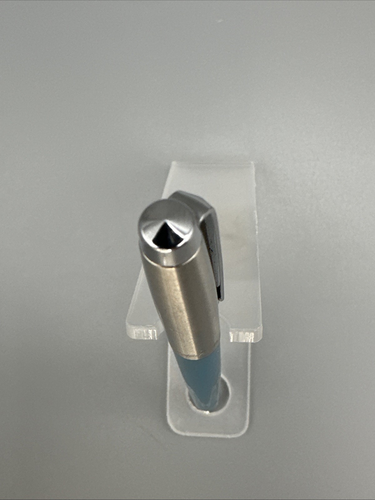 Parker 51 Ball Clip Chrome Teal Blue Barrel Mechanical Pencil 1960s 1277